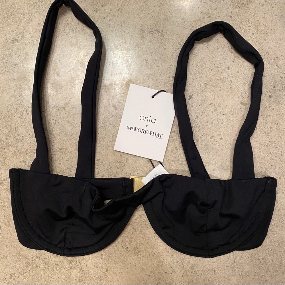 Onia x We Wore What Sorrento Top in Black